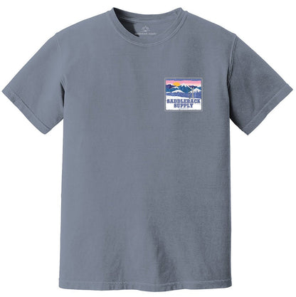Saddleback Snowy Peaks Pigment Tee - Angler's Pro Tackle & Outdoors