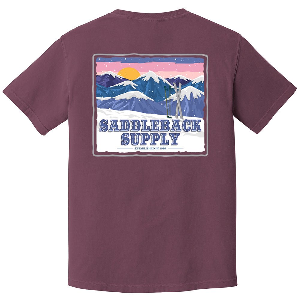 Saddleback Snowy Peaks Pigment Tee - Angler's Pro Tackle & Outdoors