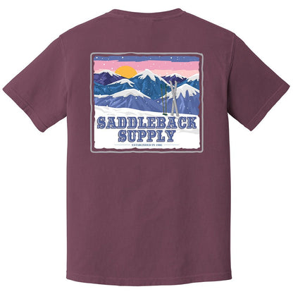 Saddleback Snowy Peaks Pigment Tee - Angler's Pro Tackle & Outdoors
