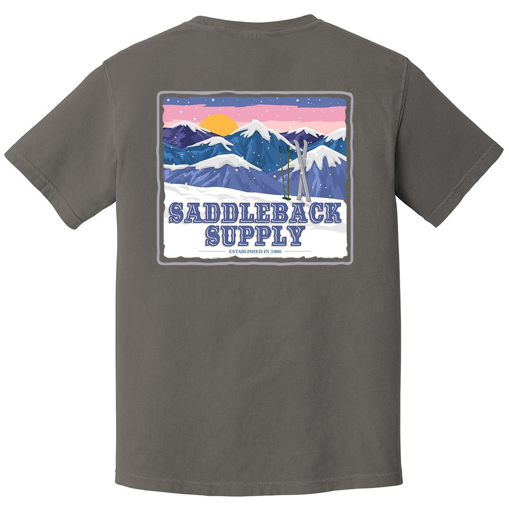Saddleback Snowy Peaks Pigment Tee - Angler's Pro Tackle & Outdoors