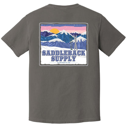 Saddleback Snowy Peaks Pigment Tee - Angler's Pro Tackle & Outdoors