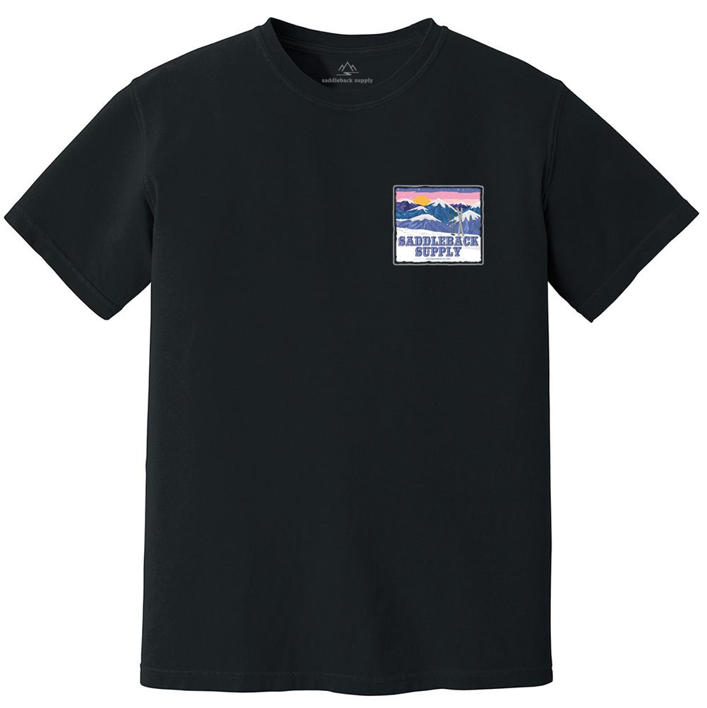 Saddleback Snowy Peaks Pigment Tee - Angler's Pro Tackle & Outdoors