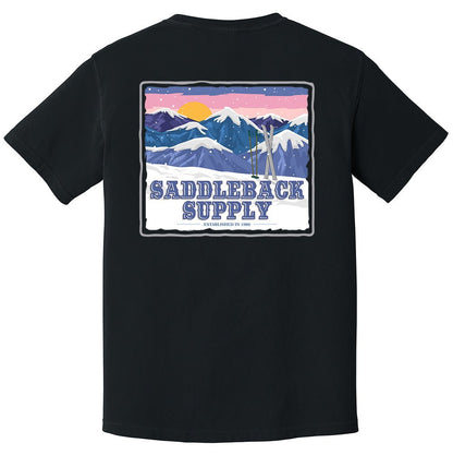 Saddleback Snowy Peaks Pigment Tee - Angler's Pro Tackle & Outdoors