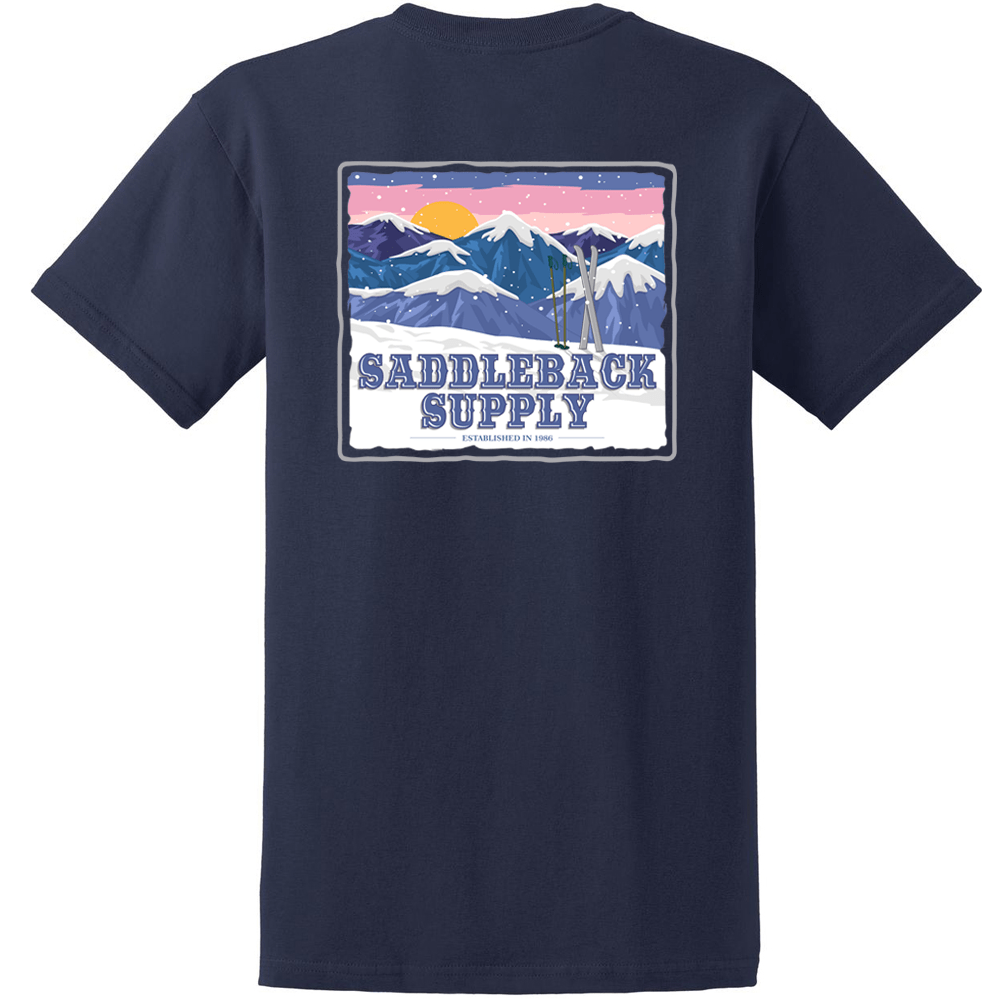Saddleback Snowy Peaks Tee - Angler's Pro Tackle & Outdoors