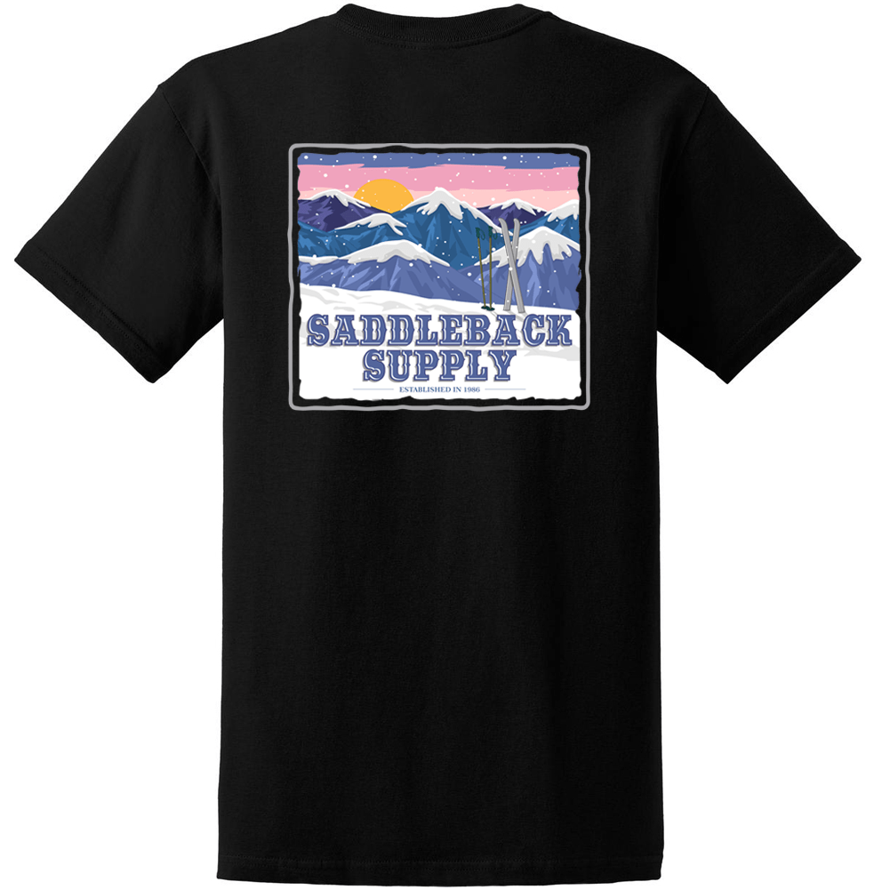 Saddleback Snowy Peaks Tee - Angler's Pro Tackle & Outdoors