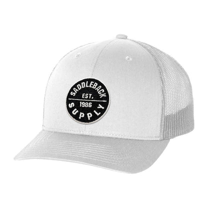 Saddleback Supply Classic Circle Patch Black Snapback - Angler's Pro Tackle & Outdoors