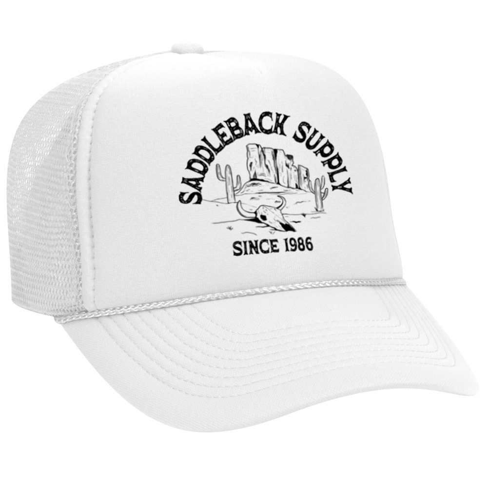 Saddleback Supply Forsaken Desert White Foam Hat - Angler's Pro Tackle & Outdoors