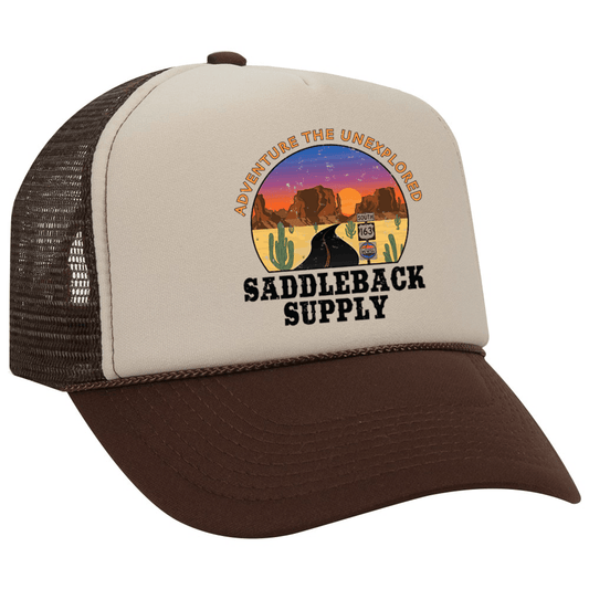 Saddleback Supply Monument Valley Brown/Tan Foam Hat - Angler's Pro Tackle & Outdoors
