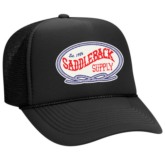 Saddleback Supply Retro Black Foam Hat - Angler's Pro Tackle & Outdoors
