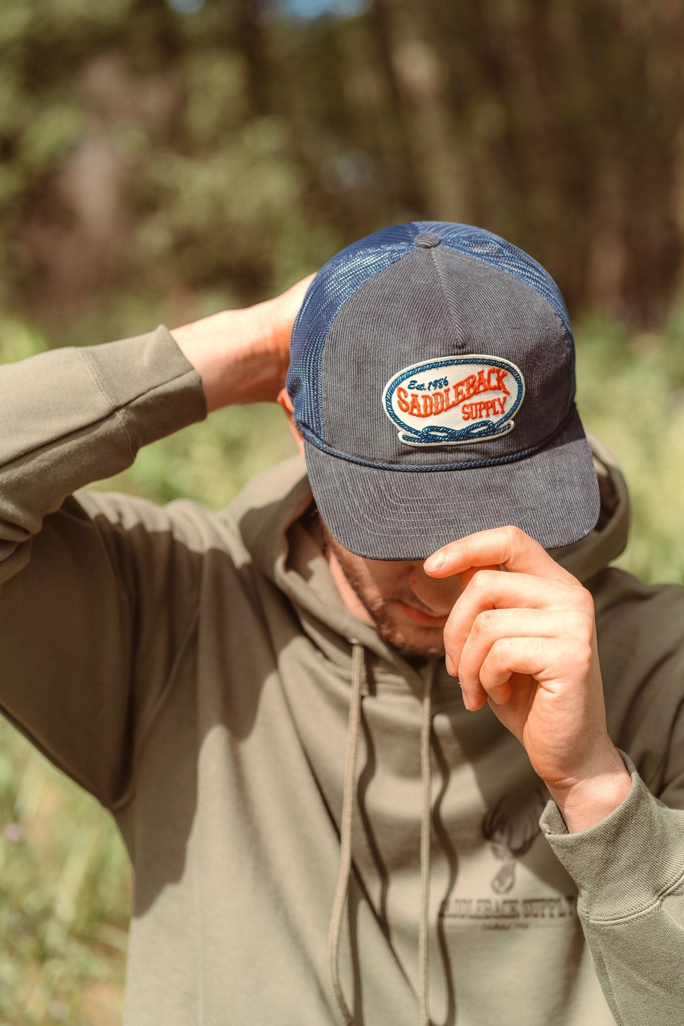 Saddleback Supply Retro Patch Unstructured Corduroy Hat - Angler's Pro Tackle & Outdoors