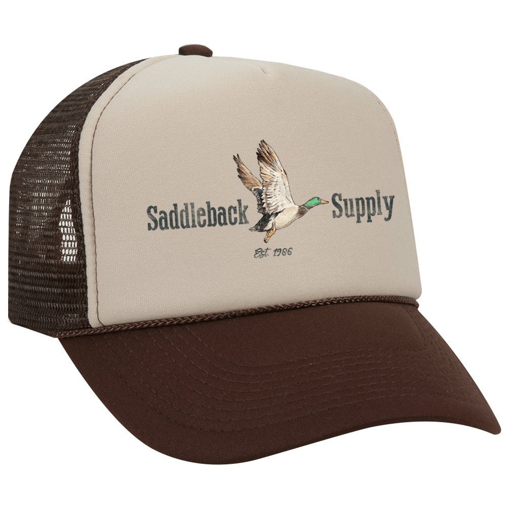 Saddleback Supply Shoot 'Em Brown Foam Hat - Angler's Pro Tackle & Outdoors