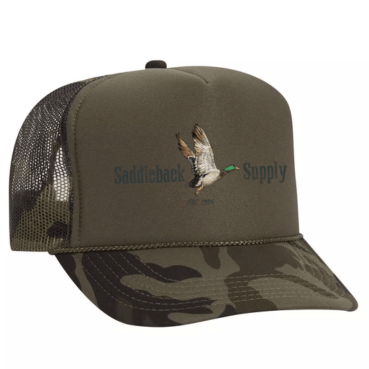 Saddleback Supply Shoot 'Em Dark Camo Foam Hat - Angler's Pro Tackle & Outdoors