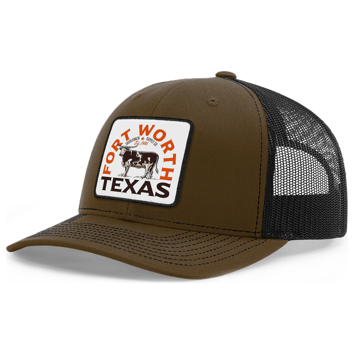 Saddleback Supply Texas Longhorn Patch Snapback - Angler's Pro Tackle & Outdoors