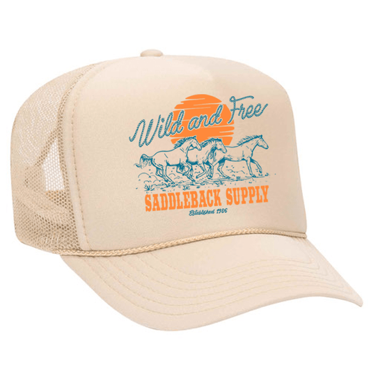 Saddleback Supply Wild And Free Tan Foam Hat - Angler's Pro Tackle & Outdoors
