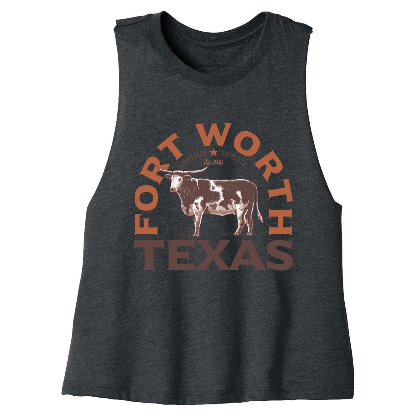Saddleback Texas Longhorn Crop Top - Angler's Pro Tackle & Outdoors