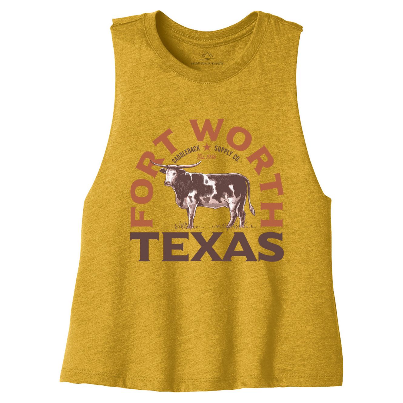 Saddleback Texas Longhorn Crop Top - Angler's Pro Tackle & Outdoors