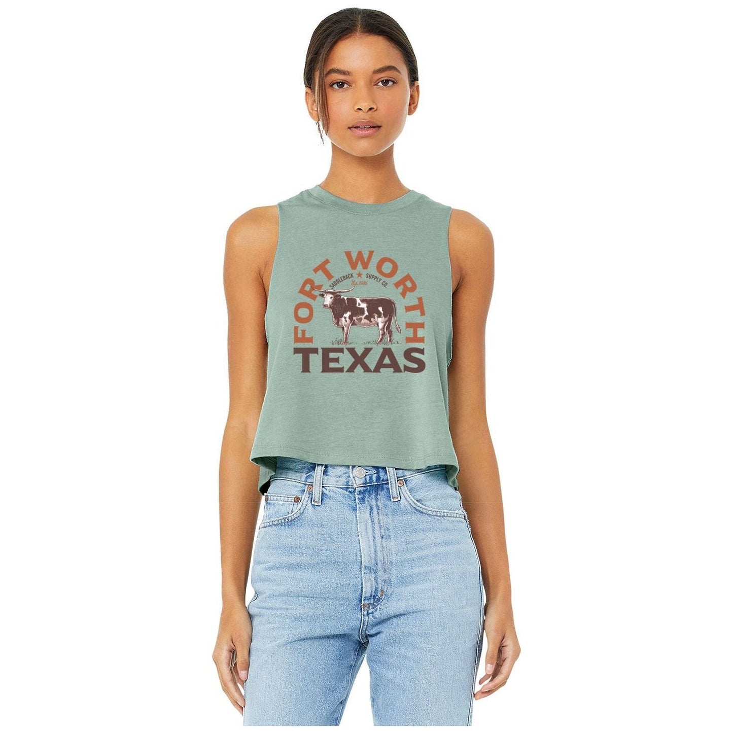Saddleback Texas Longhorn Crop Top - Angler's Pro Tackle & Outdoors