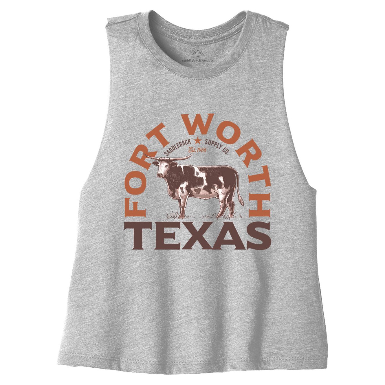 Saddleback Texas Longhorn Crop Top - Angler's Pro Tackle & Outdoors