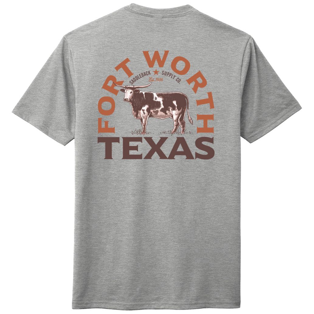 Saddleback Texas Longhorn Lightweight Tee - Angler's Pro Tackle & Outdoors