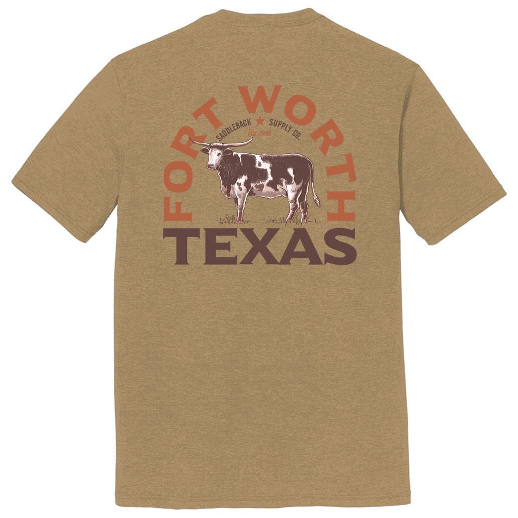 Saddleback Texas Longhorn Lightweight Tee - Angler's Pro Tackle & Outdoors