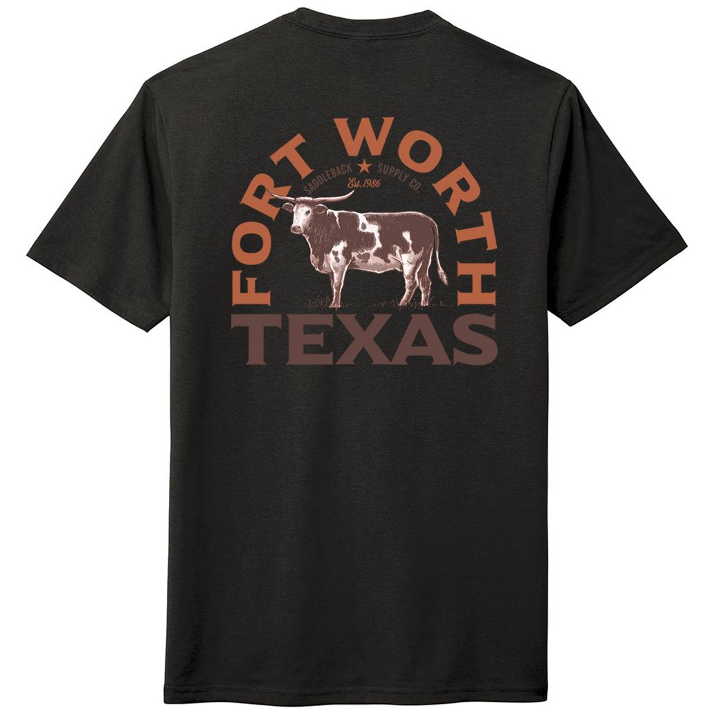 Saddleback Texas Longhorn Lightweight Tee - Angler's Pro Tackle & Outdoors