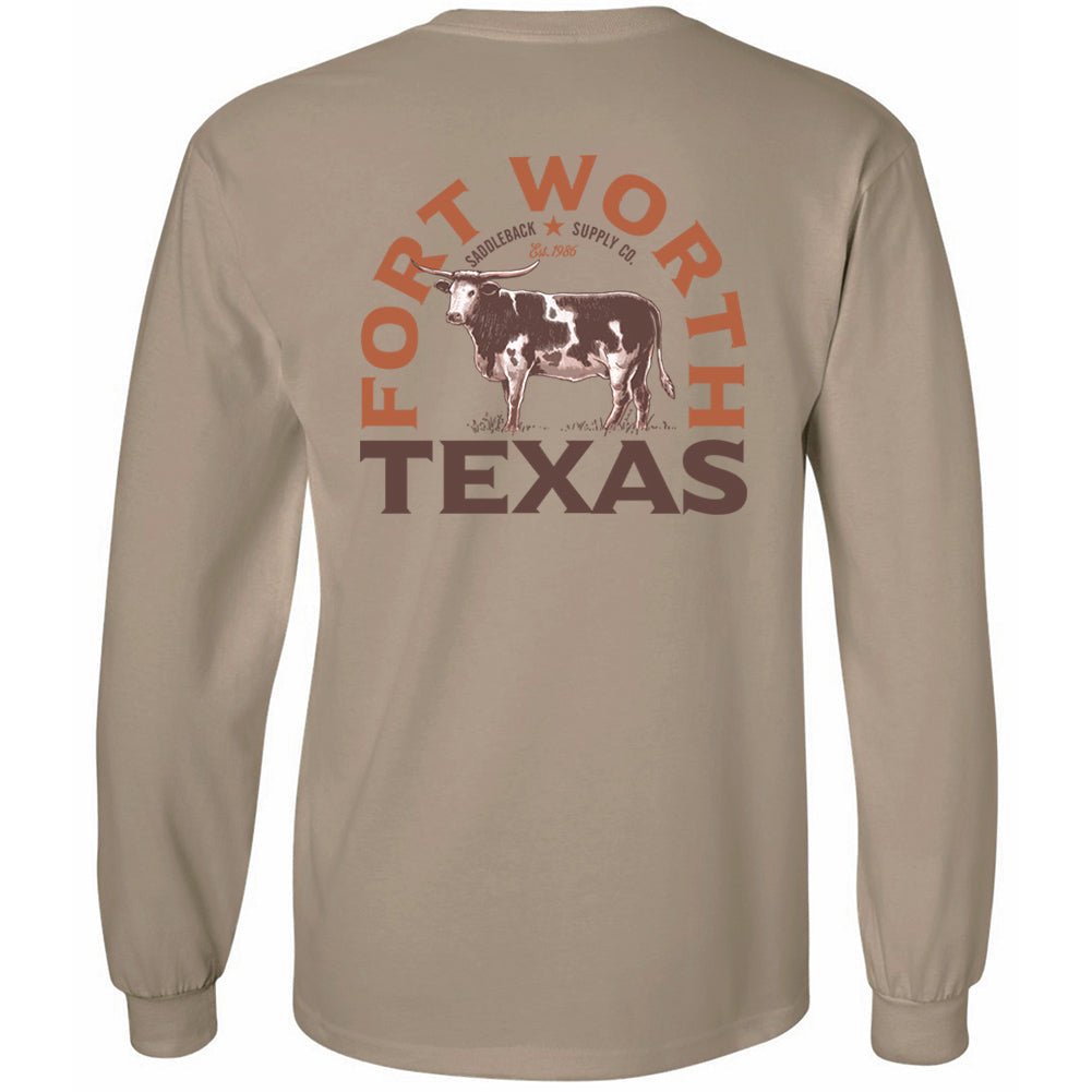 Saddleback Texas Longhorn Long Sleeve Tee - Angler's Pro Tackle & Outdoors