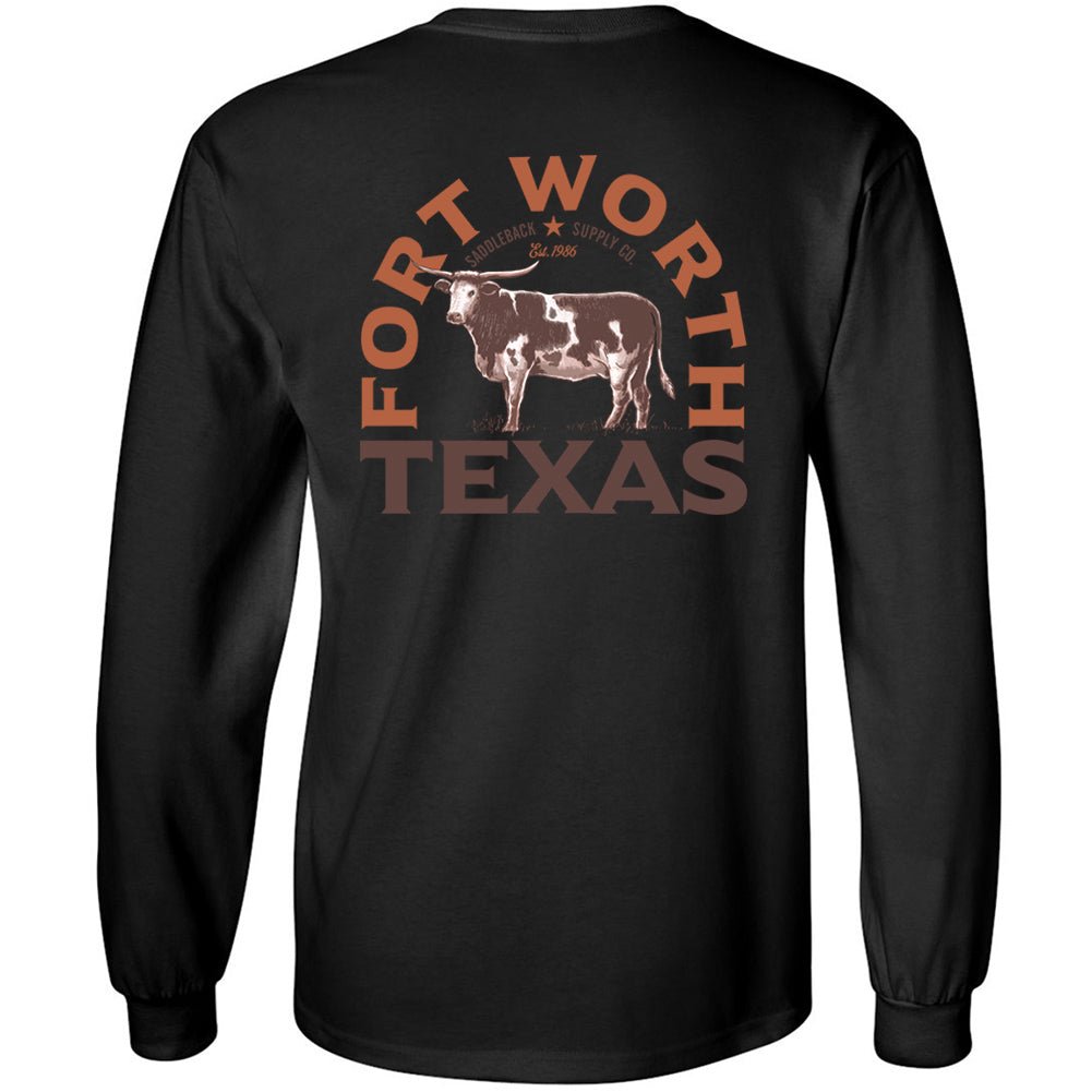 Saddleback Texas Longhorn Long Sleeve Tee - Angler's Pro Tackle & Outdoors