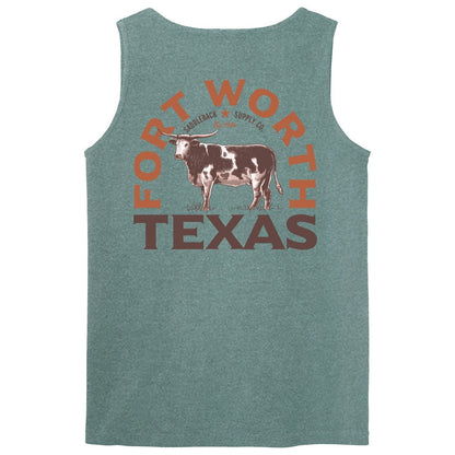 Saddleback Texas Longhorn Pigment Tank Top - Angler's Pro Tackle & Outdoors