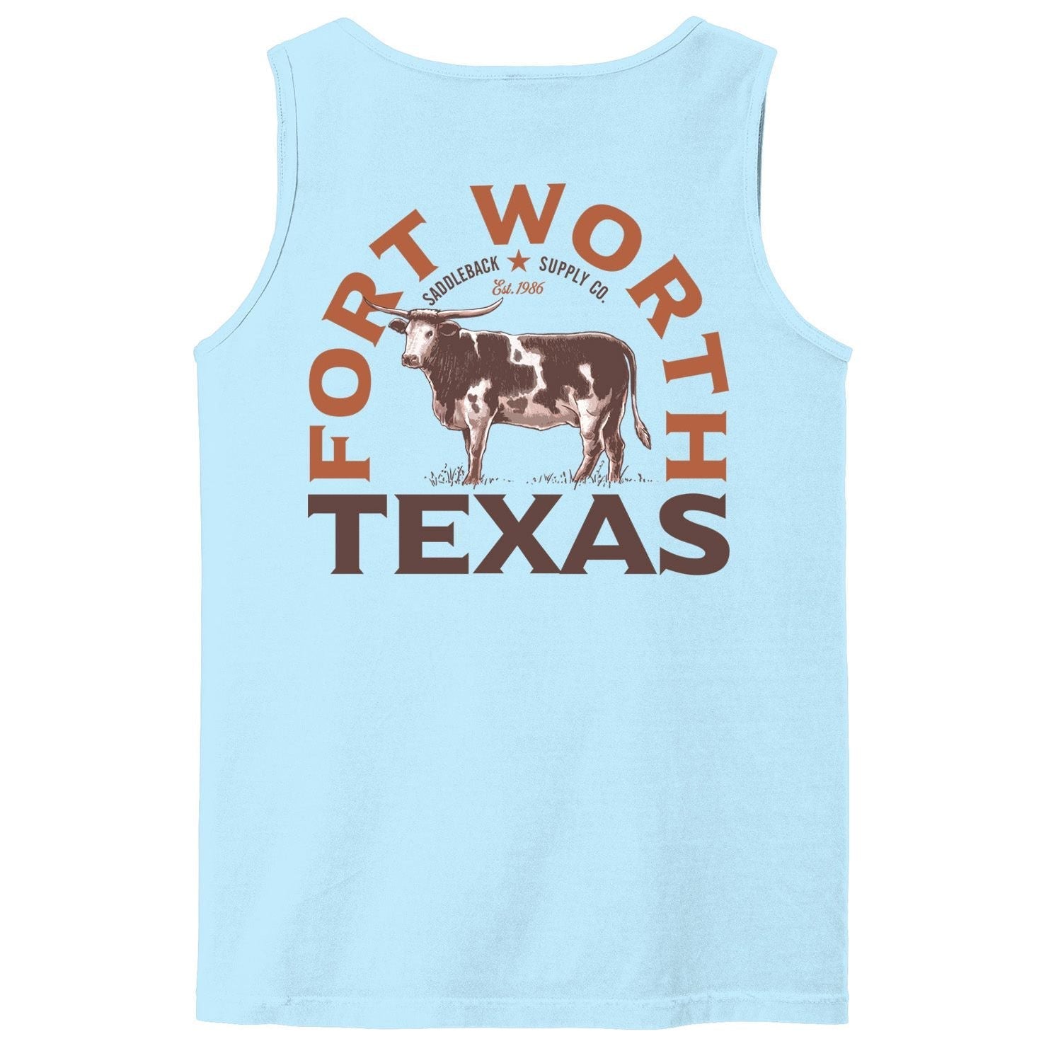 Saddleback Texas Longhorn Pigment Tank Top - Angler's Pro Tackle & Outdoors