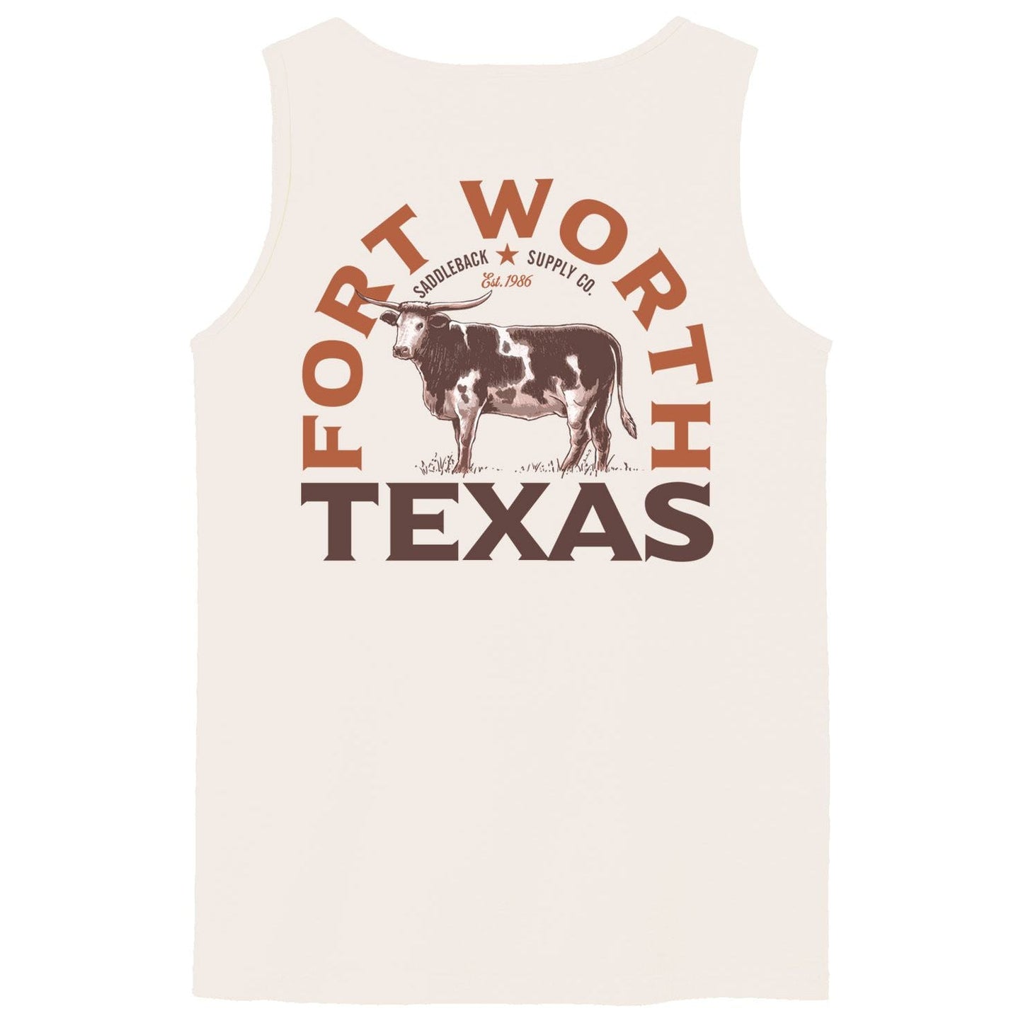 Saddleback Texas Longhorn Pigment Tank Top - Angler's Pro Tackle & Outdoors