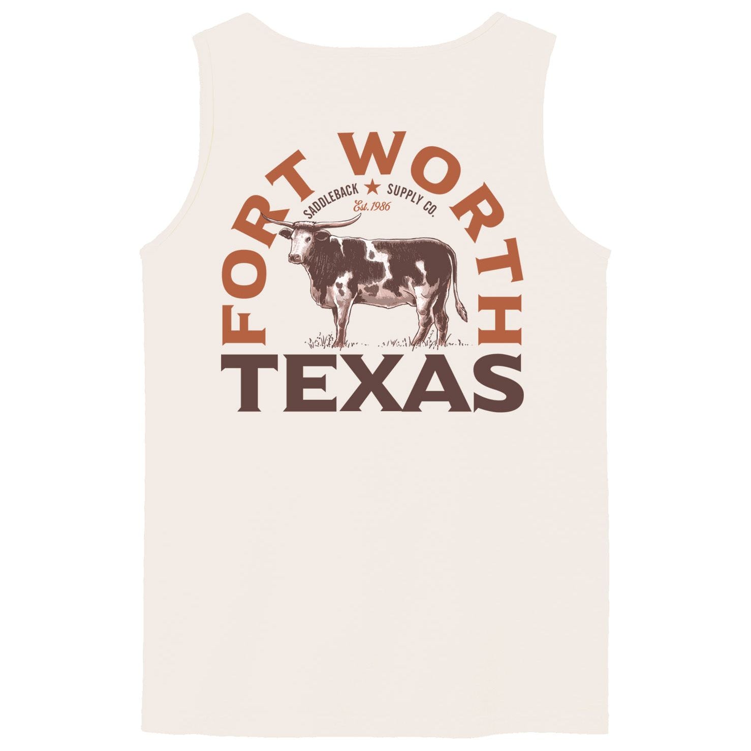 Saddleback Texas Longhorn Pigment Tank Top - Angler's Pro Tackle & Outdoors