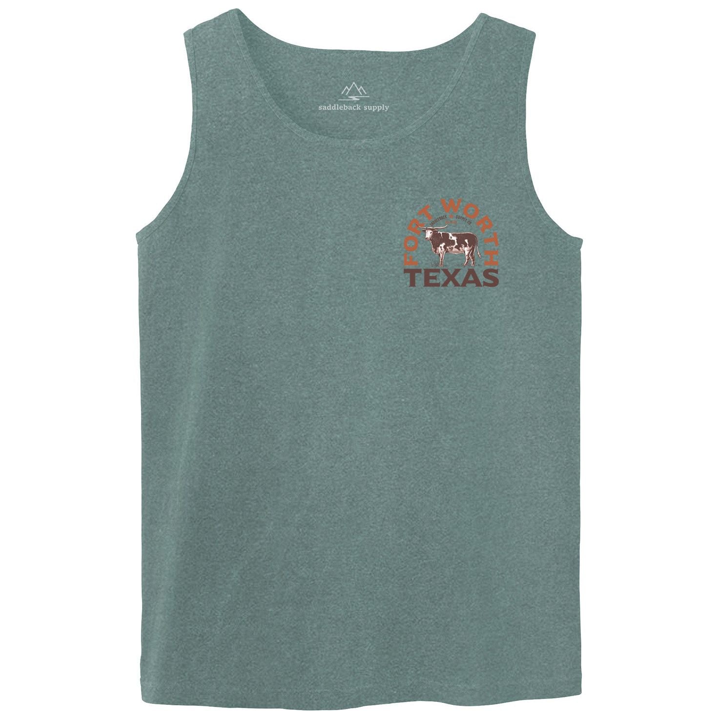 Saddleback Texas Longhorn Pigment Tank Top - Angler's Pro Tackle & Outdoors