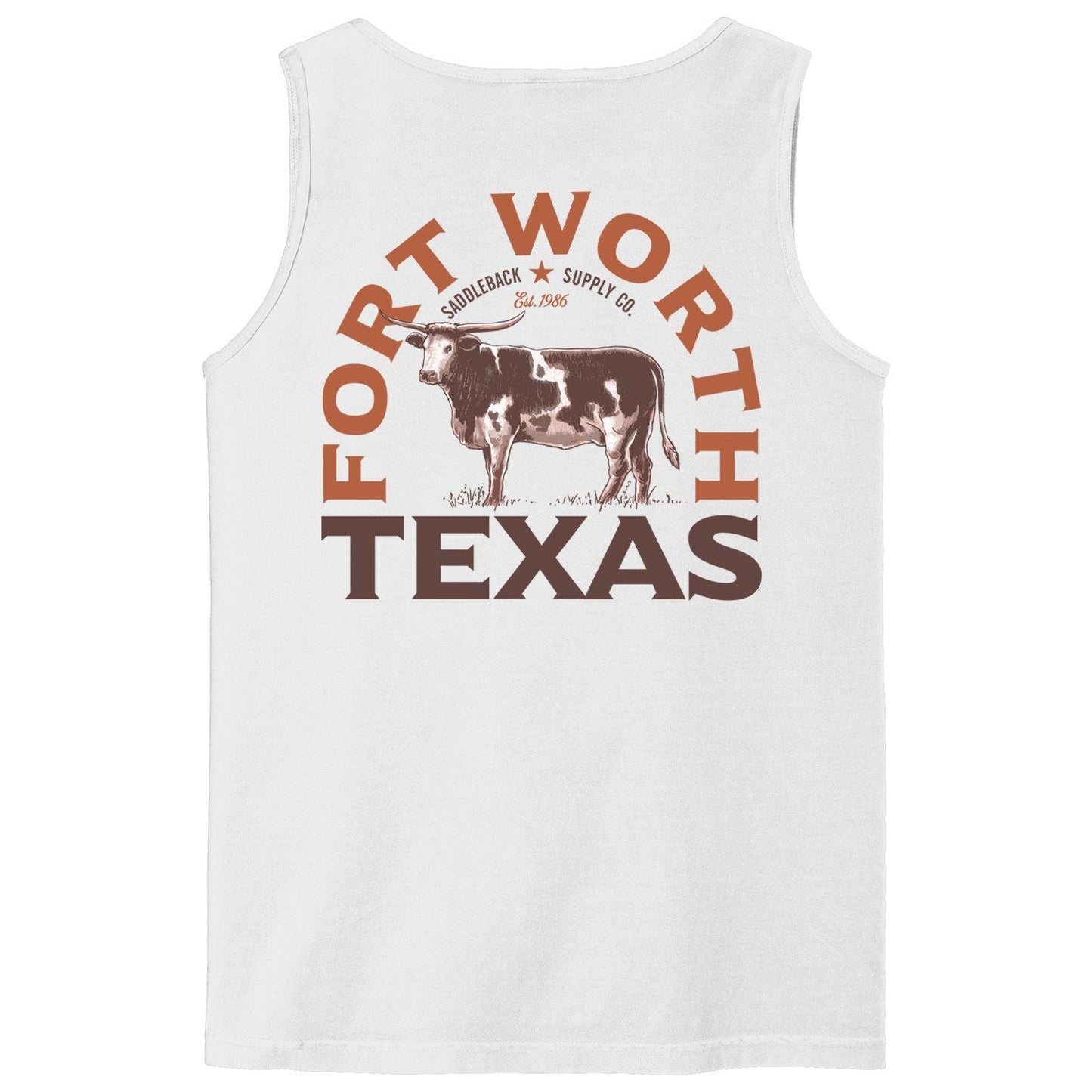 Saddleback Texas Longhorn Pigment Tank Top - Angler's Pro Tackle & Outdoors