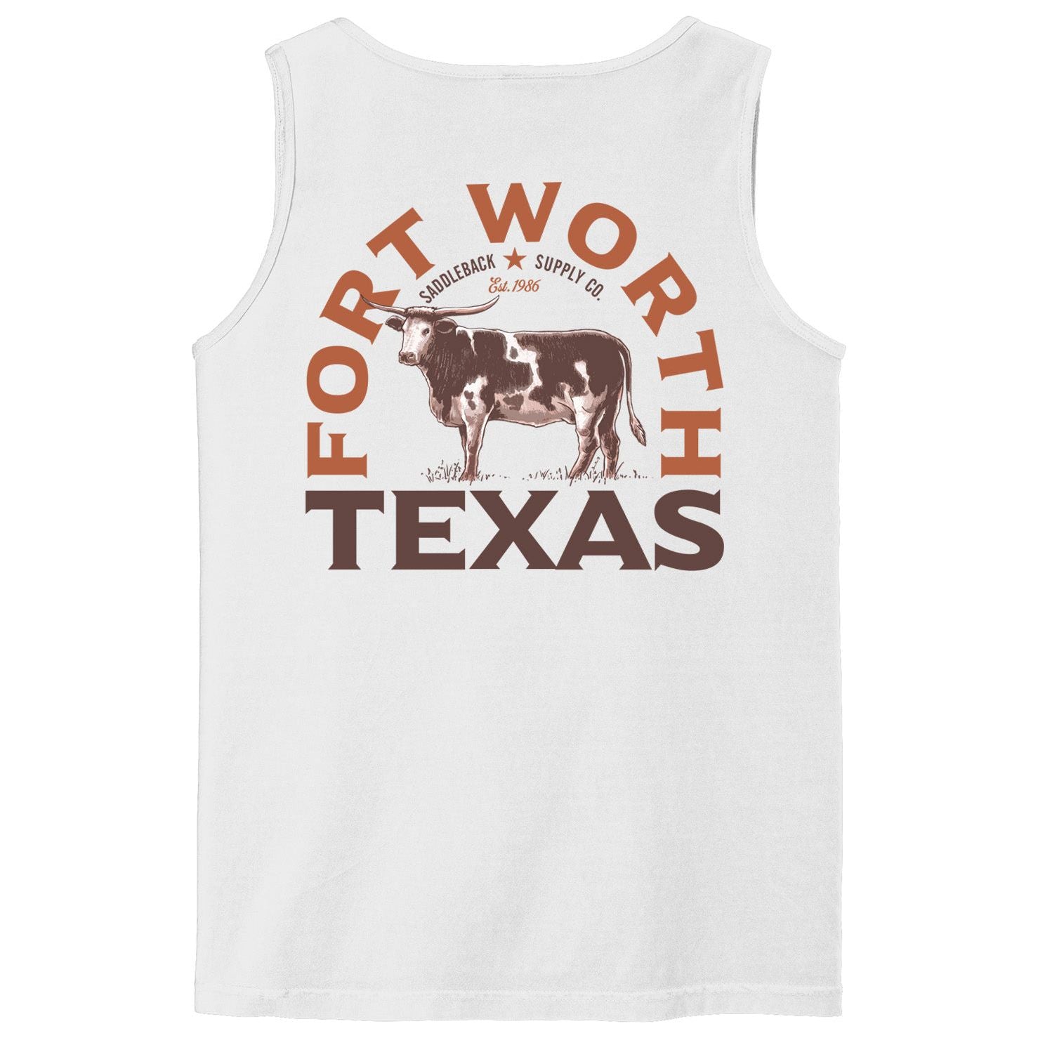 Saddleback Texas Longhorn Pigment Tank Top - Angler's Pro Tackle & Outdoors