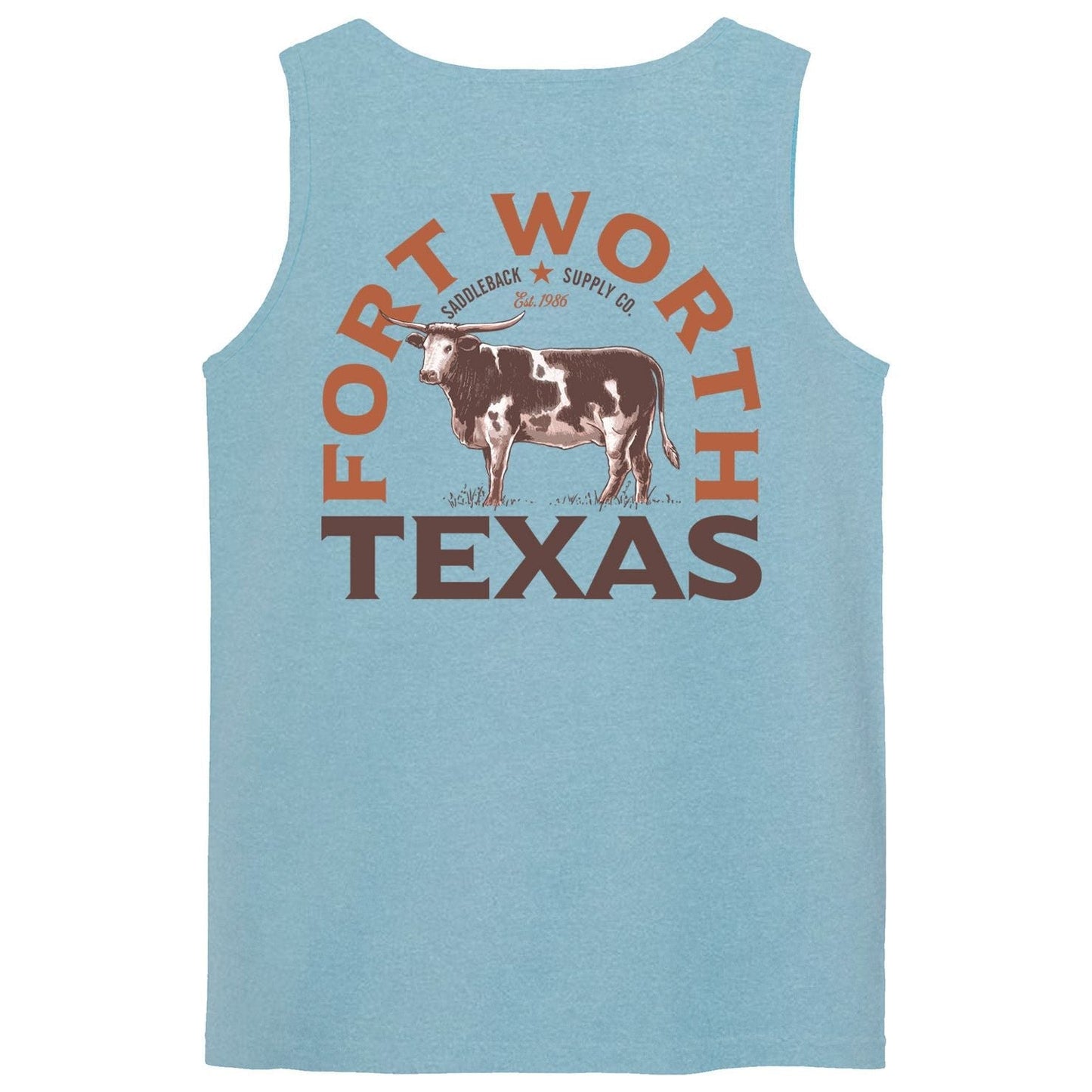 Saddleback Texas Longhorn Pigment Tank Top - Angler's Pro Tackle & Outdoors