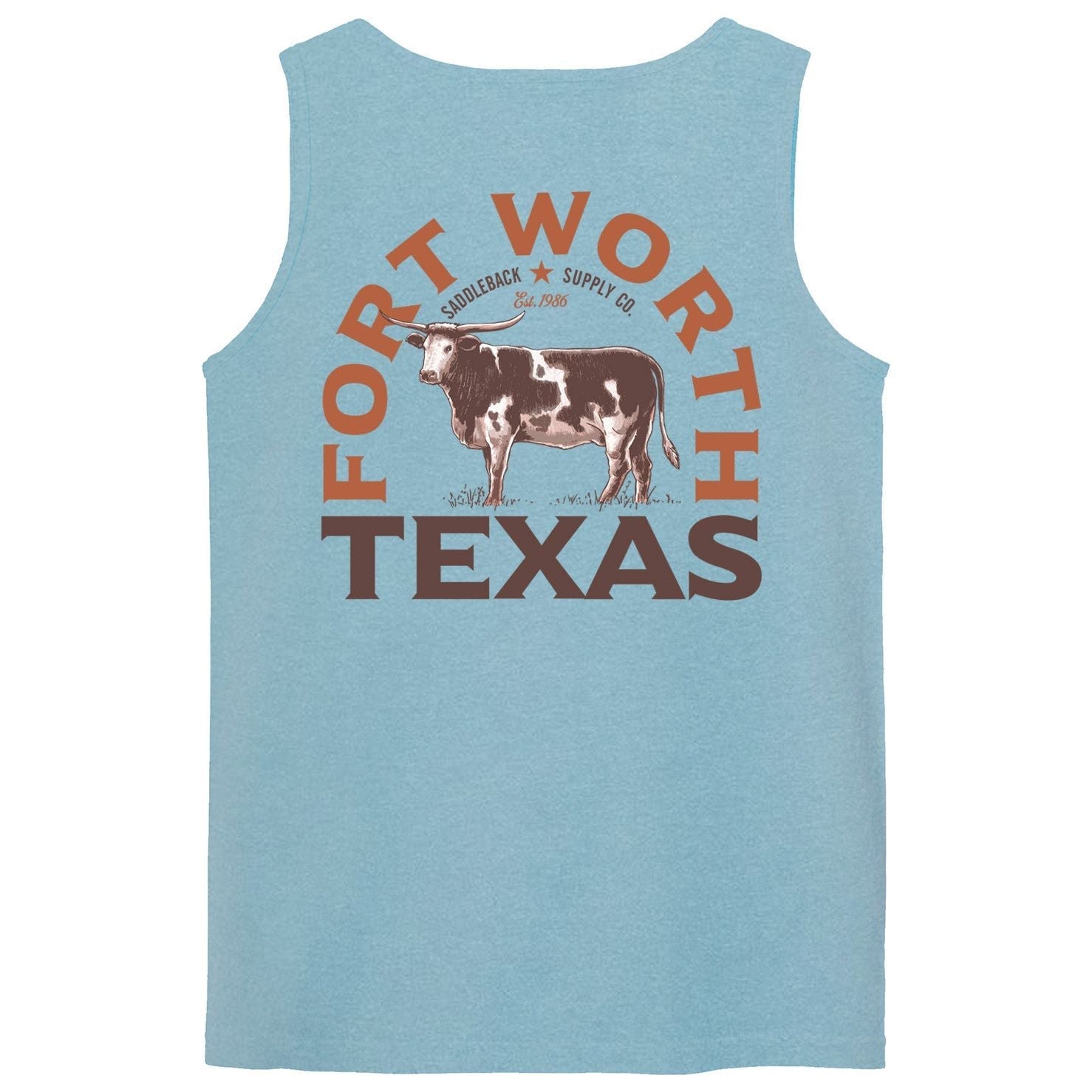 Saddleback Texas Longhorn Pigment Tank Top - Angler's Pro Tackle & Outdoors