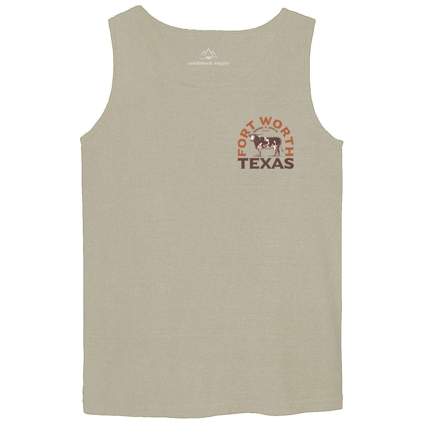 Saddleback Texas Longhorn Pigment Tank Top - Angler's Pro Tackle & Outdoors