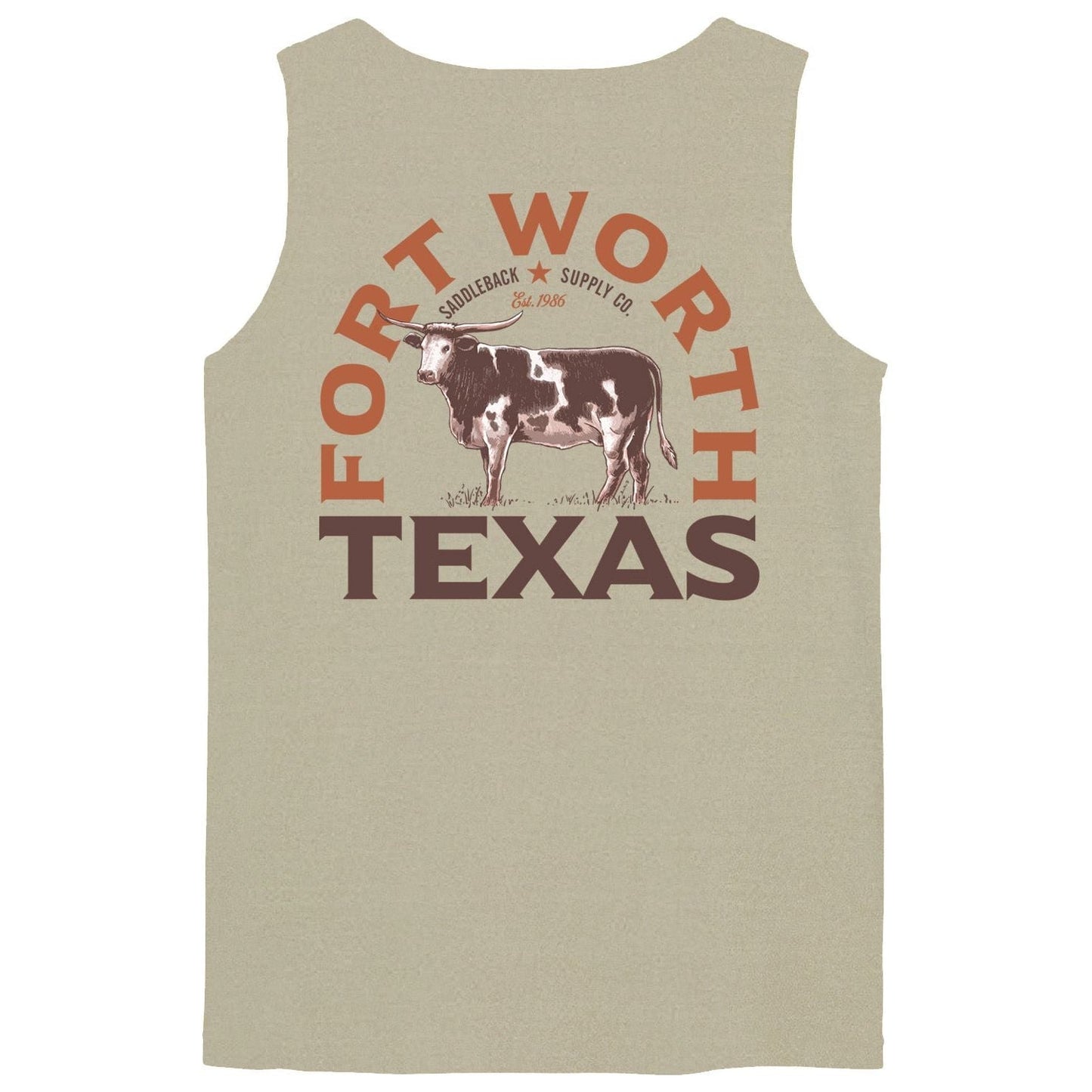 Saddleback Texas Longhorn Pigment Tank Top - Angler's Pro Tackle & Outdoors