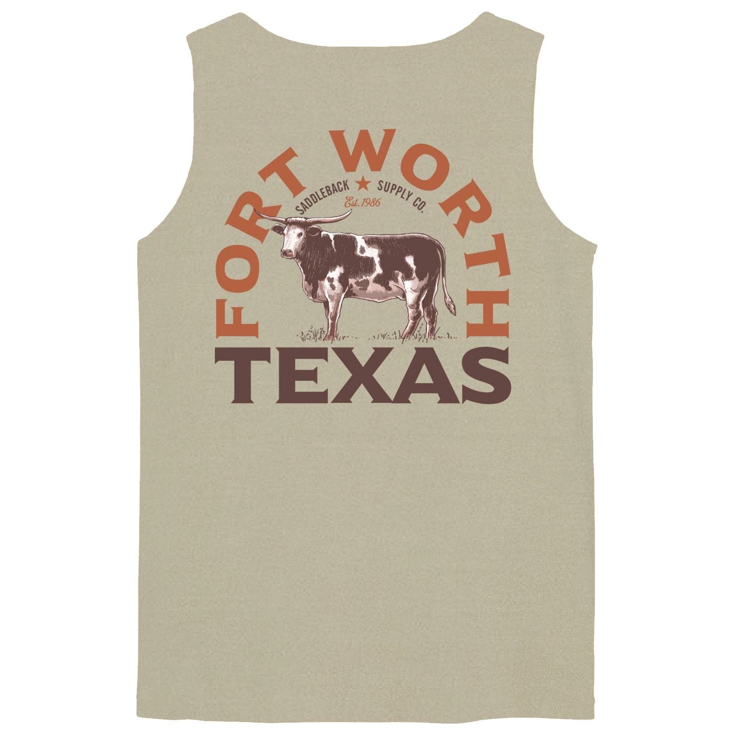 Saddleback Texas Longhorn Pigment Tank Top - Angler's Pro Tackle & Outdoors
