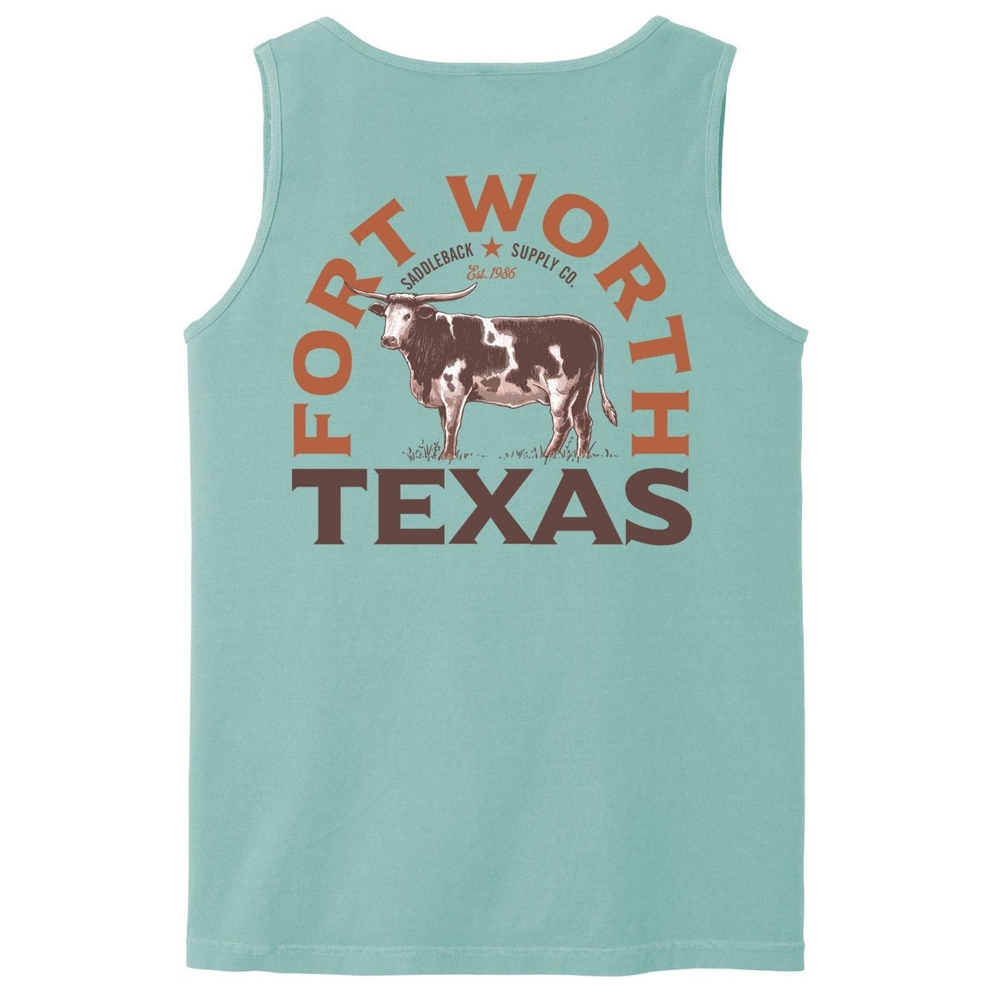 Saddleback Texas Longhorn Pigment Tank Top - Angler's Pro Tackle & Outdoors