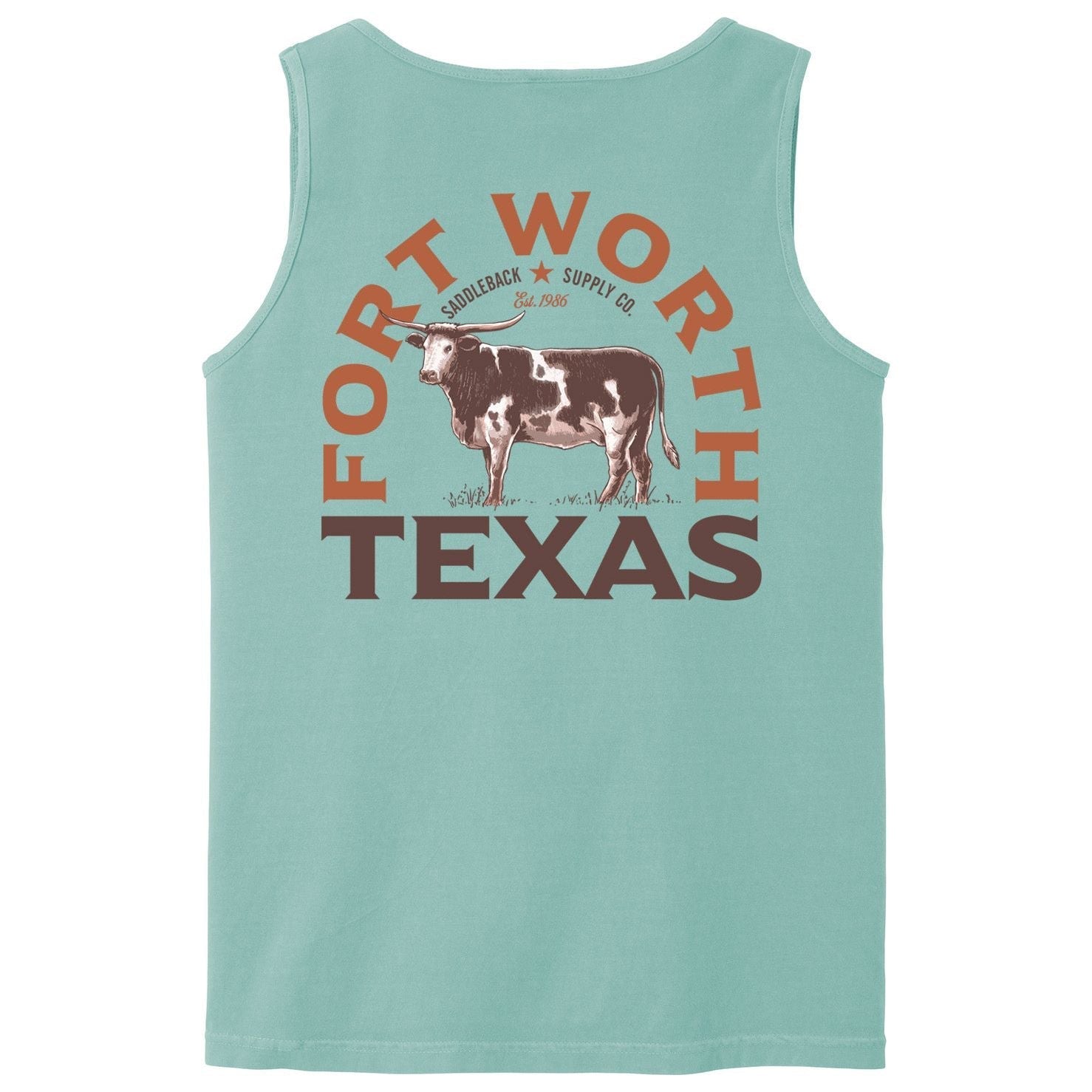 Saddleback Texas Longhorn Pigment Tank Top - Angler's Pro Tackle & Outdoors