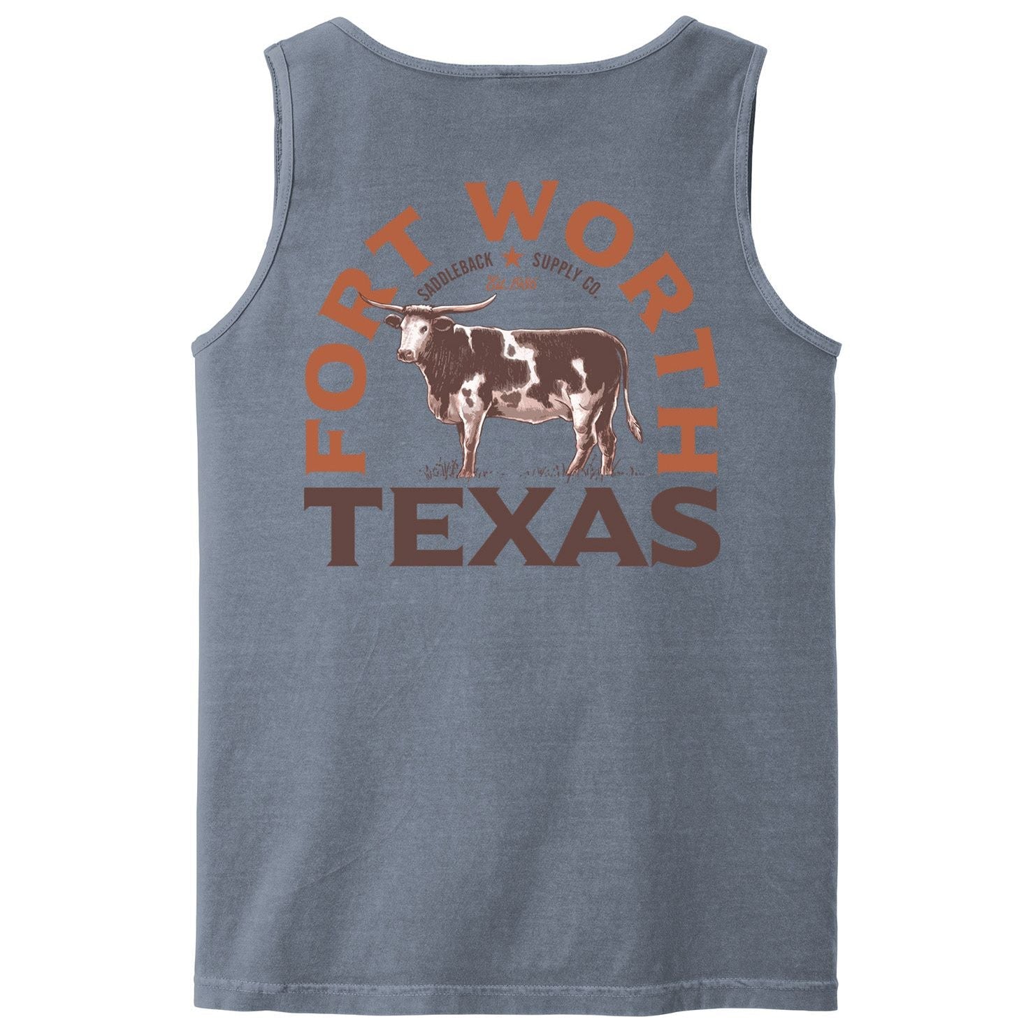 Saddleback Texas Longhorn Pigment Tank Top - Angler's Pro Tackle & Outdoors