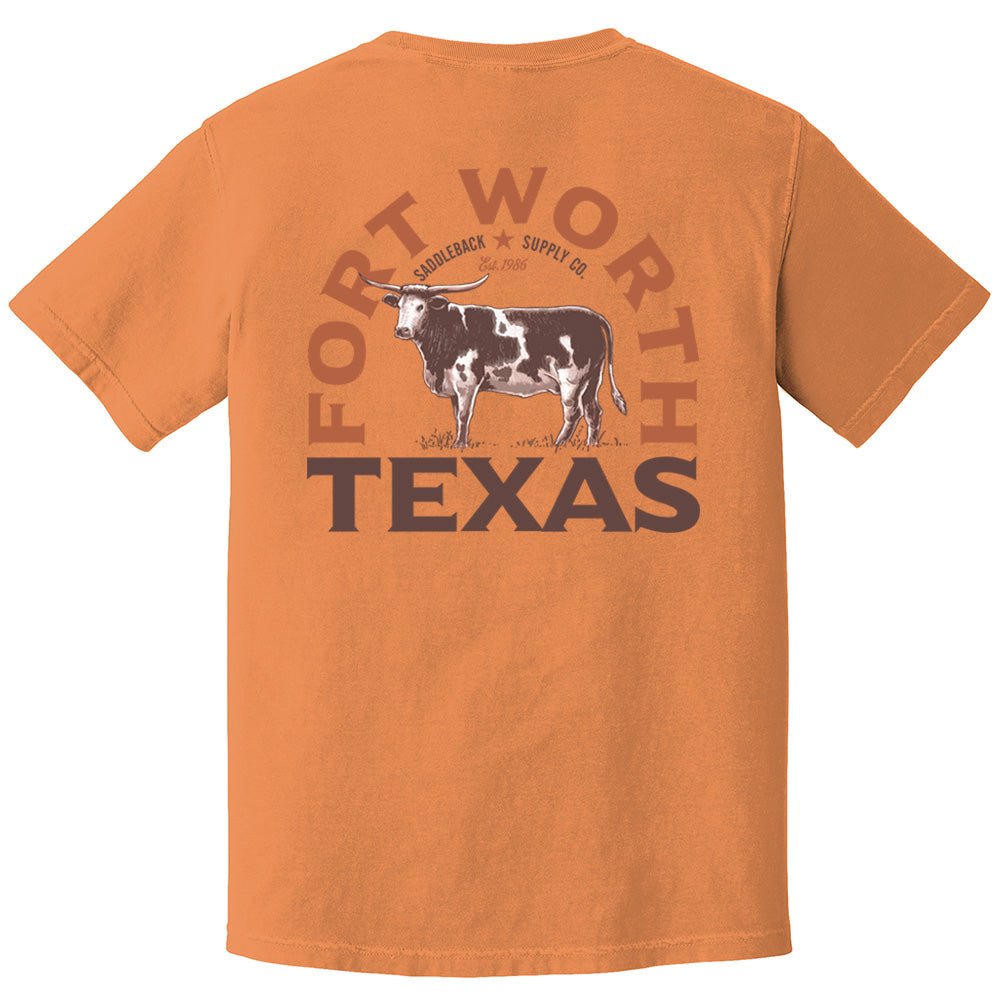 Saddleback Texas Longhorn Pigment Tee - Angler's Pro Tackle & Outdoors
