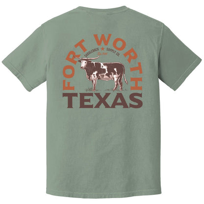 Saddleback Texas Longhorn Pigment Tee - Angler's Pro Tackle & Outdoors