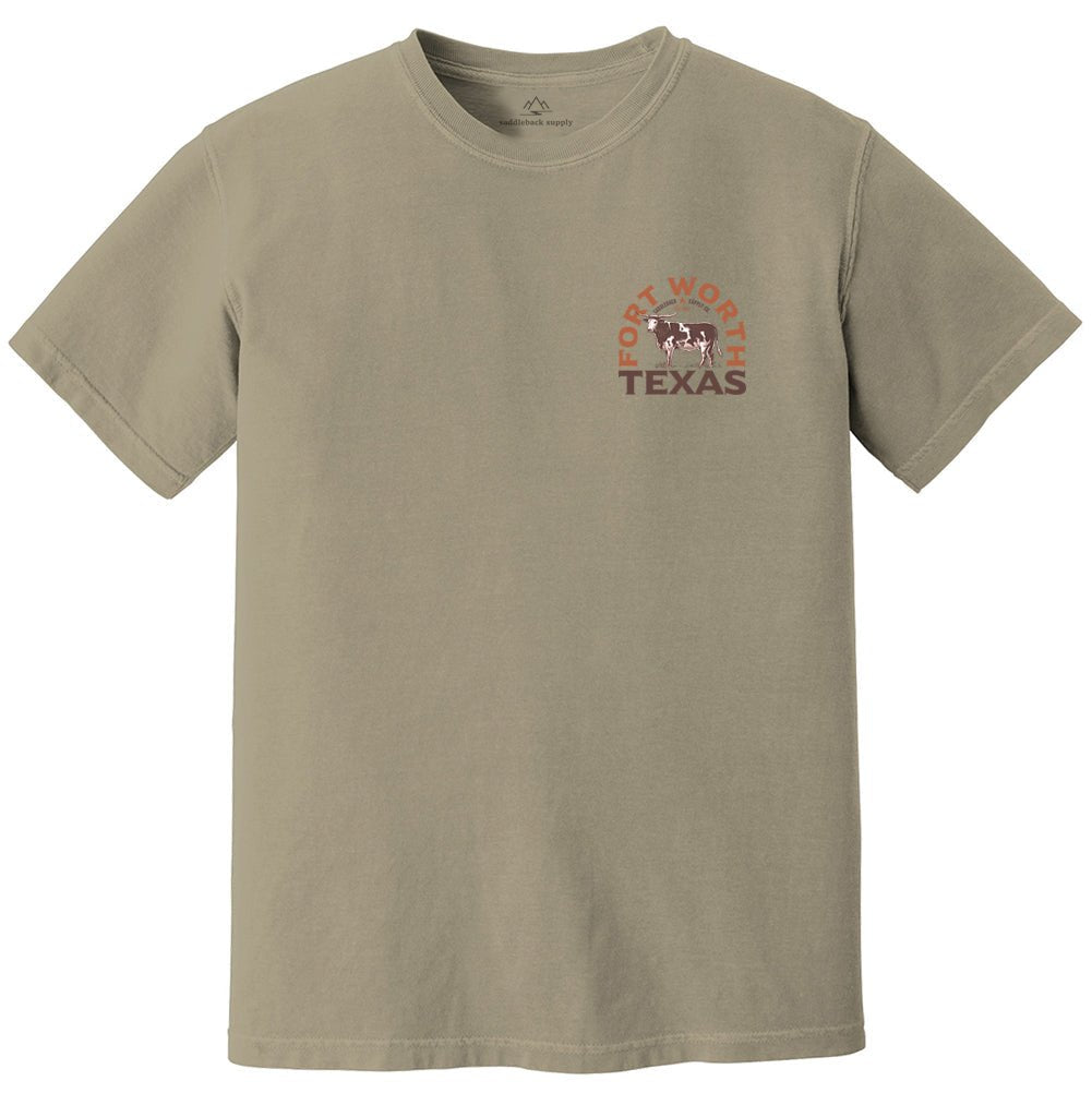 Saddleback Texas Longhorn Pigment Tee - Angler's Pro Tackle & Outdoors