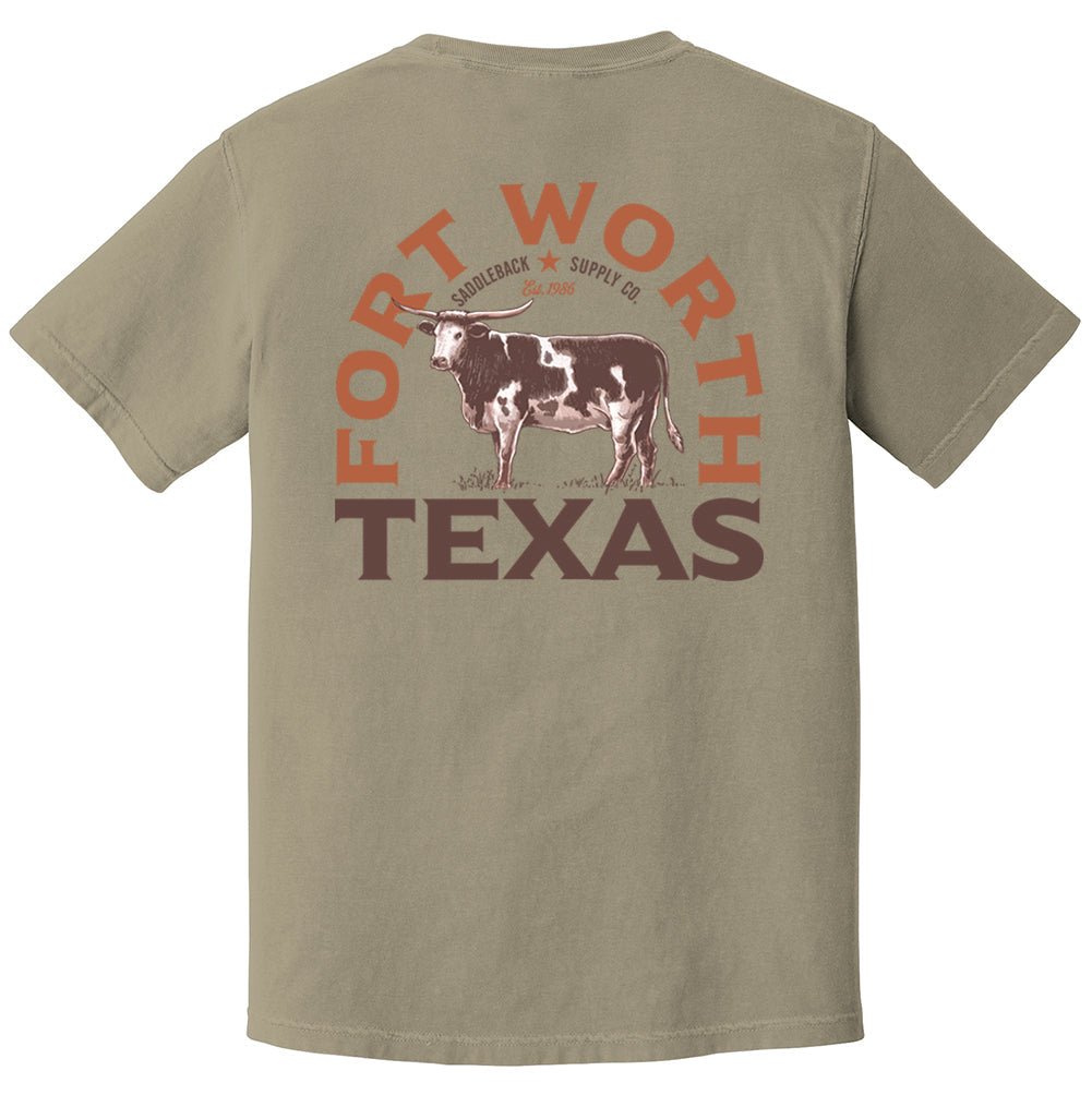 Saddleback Texas Longhorn Pigment Tee - Angler's Pro Tackle & Outdoors