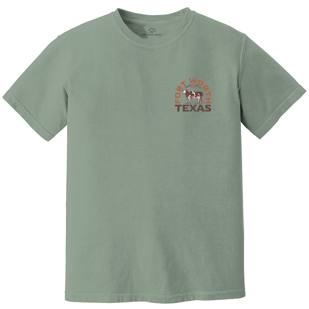 Saddleback Texas Longhorn Pigment Tee - Angler's Pro Tackle & Outdoors