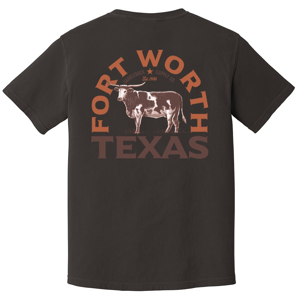 Saddleback Texas Longhorn Pigment Tee - Angler's Pro Tackle & Outdoors
