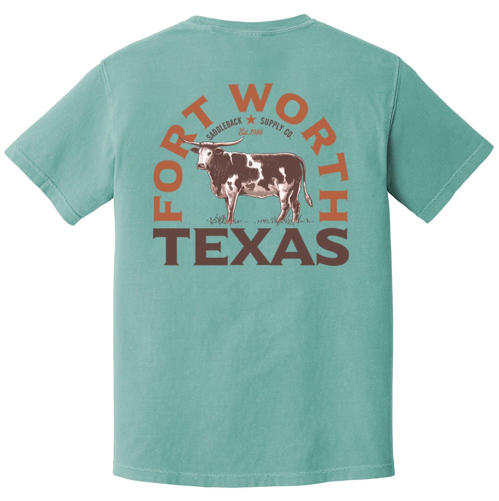 Saddleback Texas Longhorn Pigment Tee - Angler's Pro Tackle & Outdoors