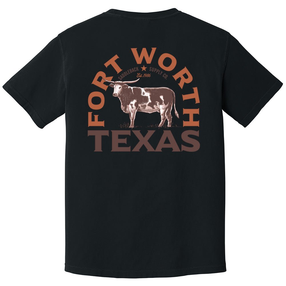 Saddleback Texas Longhorn Pigment Tee - Angler's Pro Tackle & Outdoors